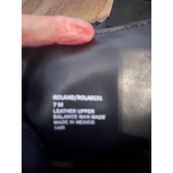 Steve Madden Roland Unisex Black Leather Biker Boots Size 7 Zip Closure Grunge - Picture 5 of 9